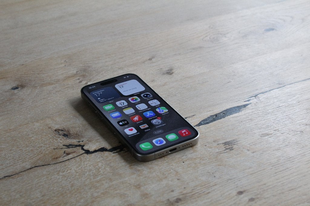 Apple iPhone 15 Pro - 128GB - Naturel Titanium | Batt 100%, Apple, Refurbished, Ophalen of Verzenden, Apple