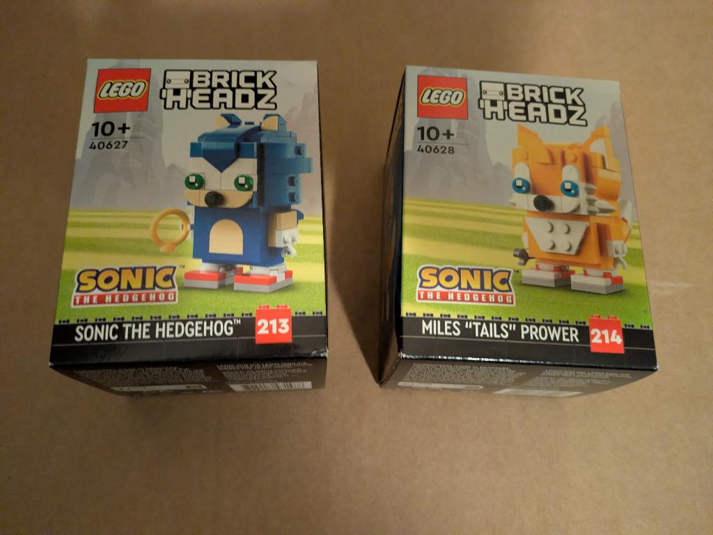 Lego BrickHeadz - Sonic the Hedgehog - 40627, 40628, Compleet, BrickHeadz, Lego, Nieuw