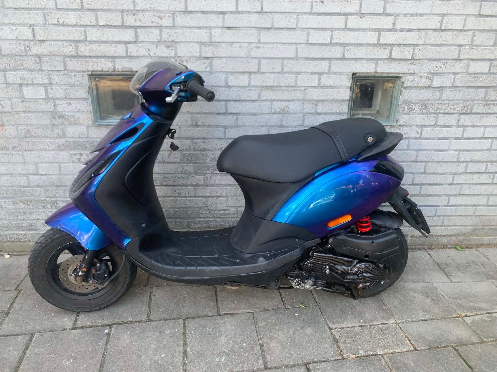 Piaggio Zip uit 2011 4 takt blauw kenteken, Ophalen of Verzenden, Zo goed als nieuw, Benzine, Zip