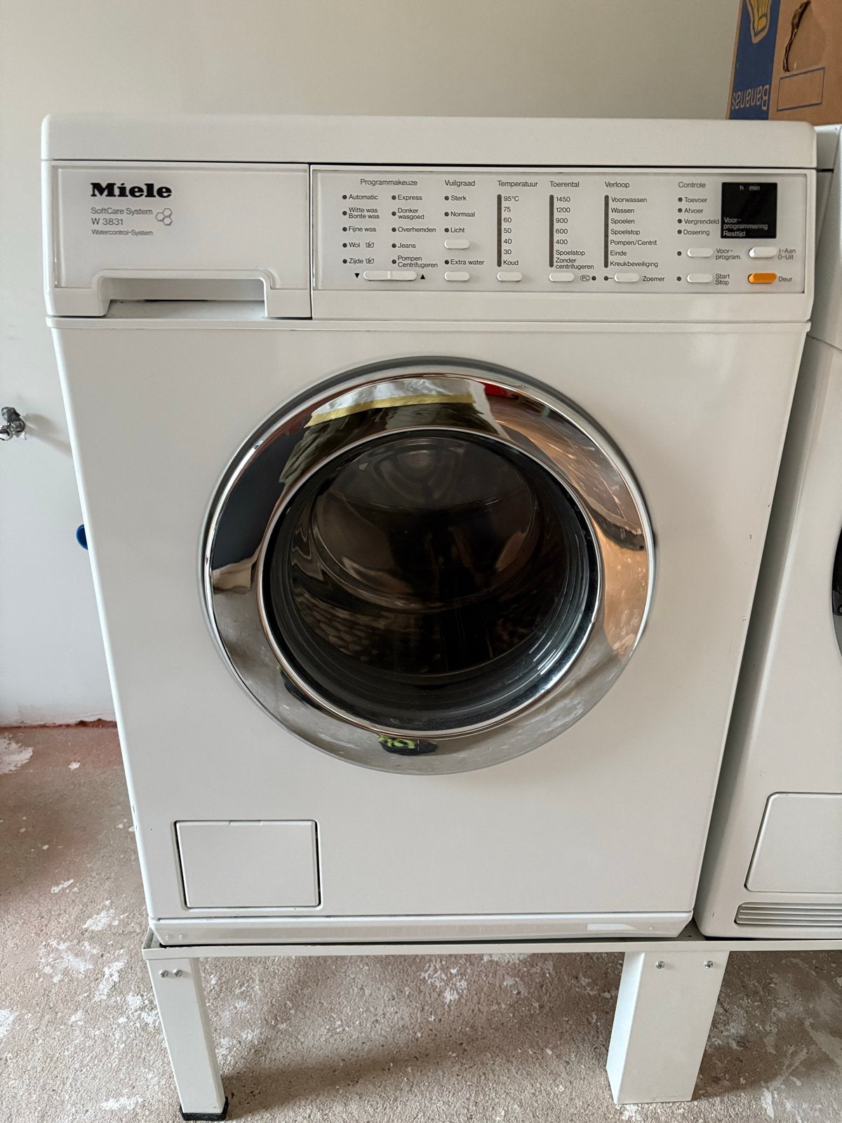 Miele W 3831 WCS SoftCare System Wasmachine, Witgoed en Apparatuur, Wasmachines, 1200 tot 1600 toeren, Gebruikt, 8 tot 10 kg, Ophalen of Verzenden