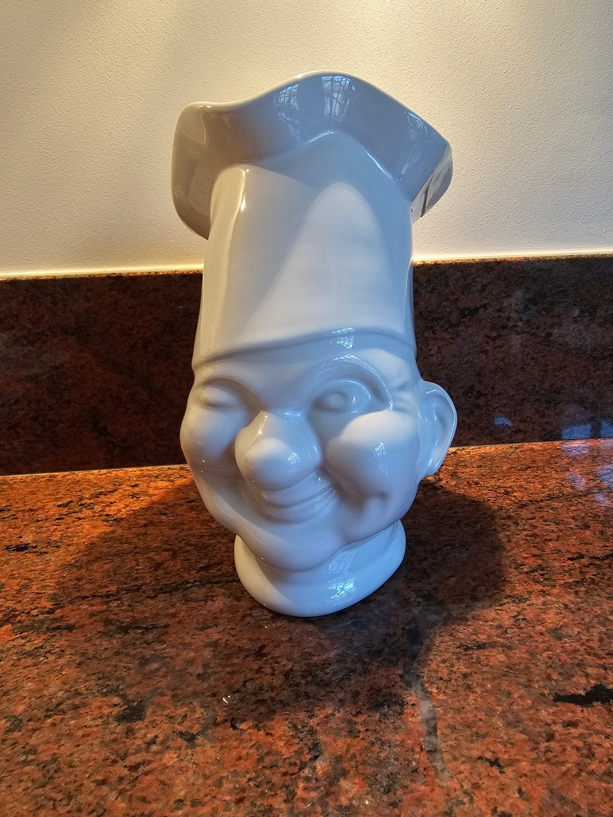 Chef kok beeld met beschadiging, Ophalen