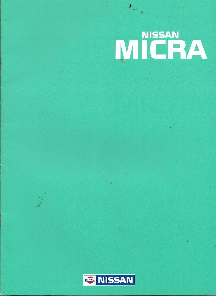 Brochure Nissan MICRA, ca. 1989 (NL)., Nieuw, Ophalen of Verzenden, Nissan, NISSAN