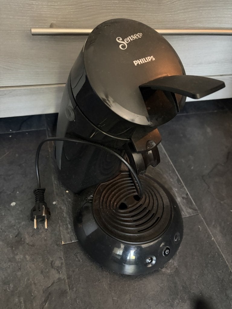 Philips Senseo Zwart, Koffiemachine, Ophalen of Verzenden, Zo goed als nieuw, 2 tot 4 kopjes