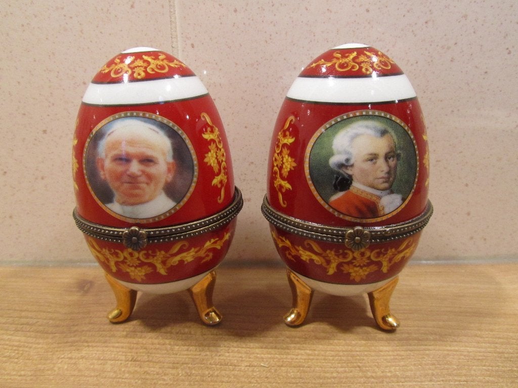 Fabergé style Limoges style ei, Antiek en Kunst, Ophalen of Verzenden