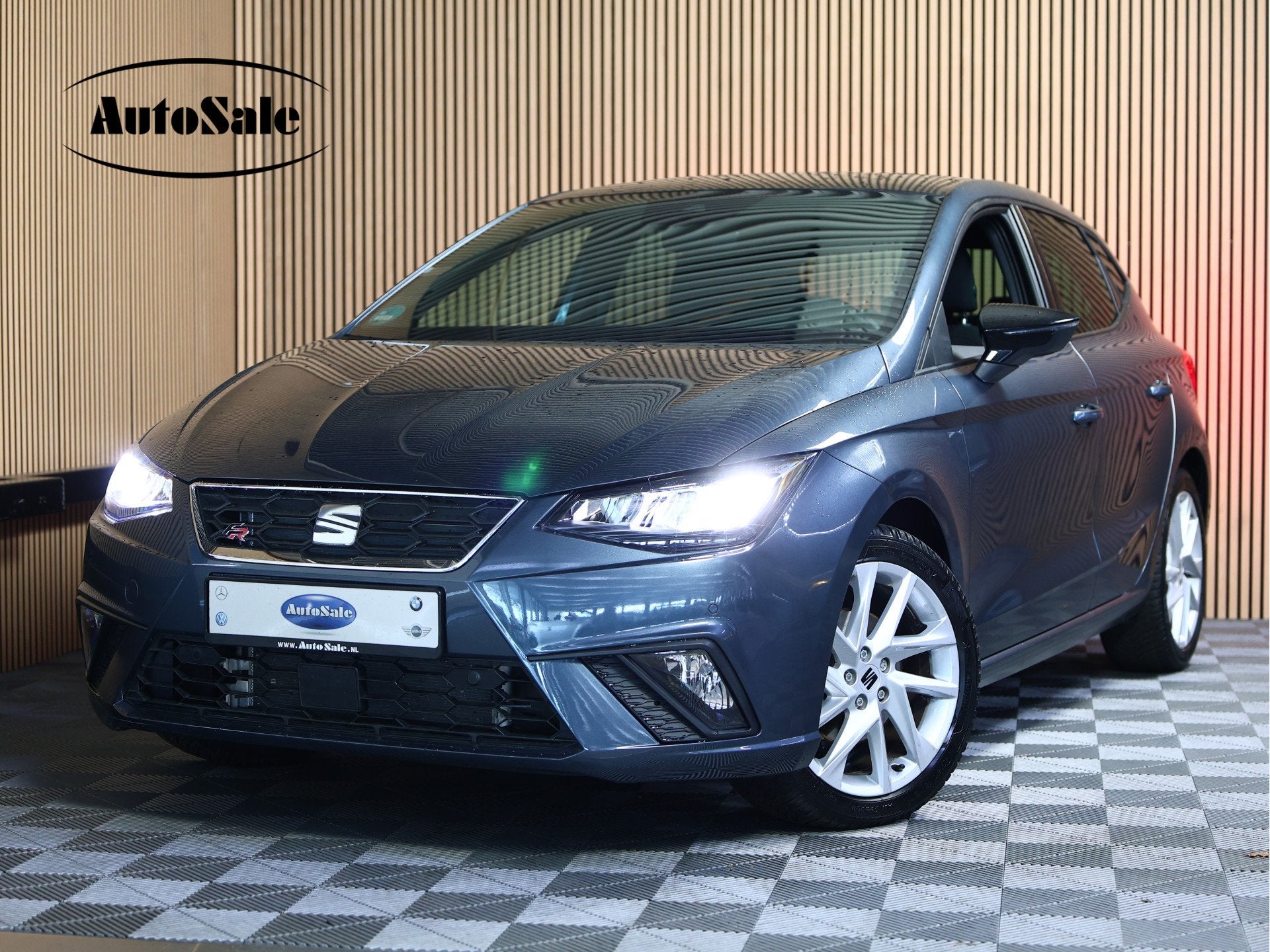 SEAT Ibiza 1.0 FR AUTOMAAT TSI VIRTUAL CARPLAY CLIMA STOELVW, Auto's, Seat, Stof, Gebruikt, Blauw, 116 pk