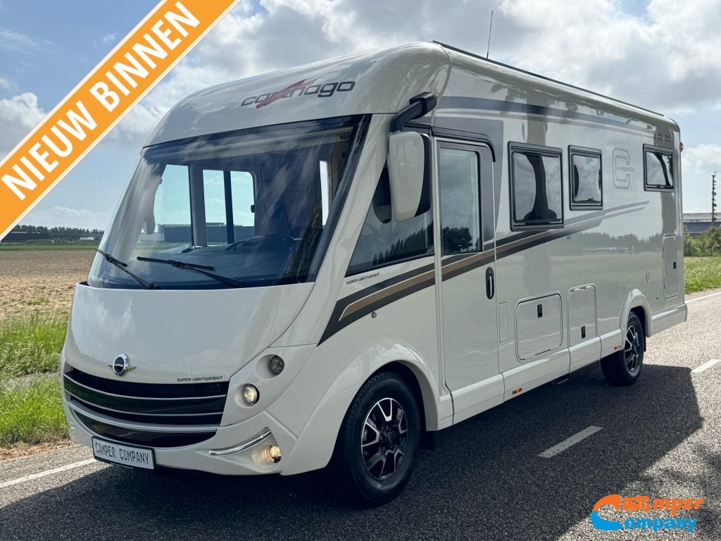 Carthago C-Compactline I 144 LE Lengte bedden / Automaat, Caravans en Kamperen, Campers, Ringverwarming, Fiat, 6 tot 7 meter, Bedrijf