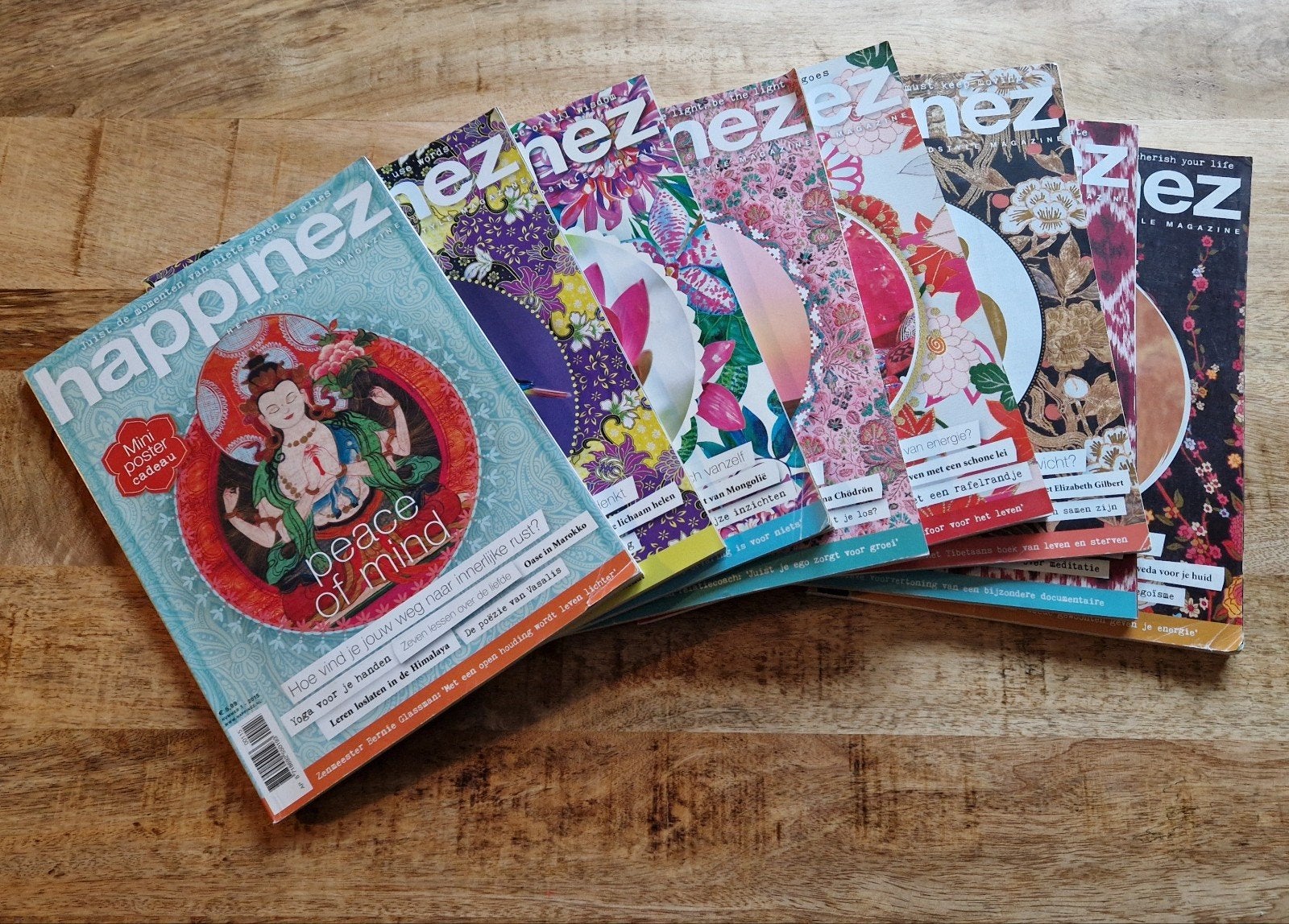 happinez complete jaargang 2015, Boeken, Verzenden, Gelezen, Lichaam en Geest