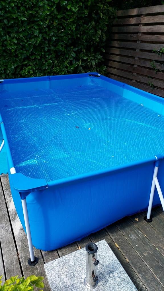 Bestway Steel Pro Opzetzwembad 300x201x66 cm met accessoires, Ophalen, Zo goed als nieuw, Opzetzwembad, 200 tot 400 cm