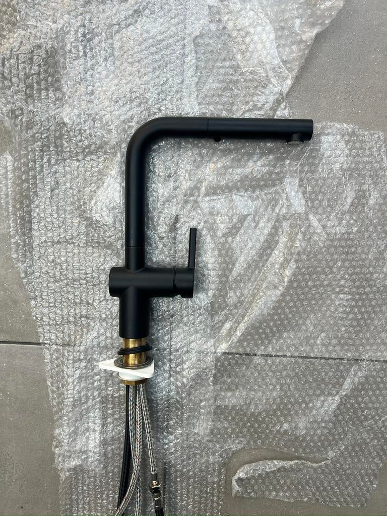 FRANKE ACTIVE 360 MAT ZWART KEUKENKRAAN FLEX ARM TWIST, Doe-het-zelf en Verbouw, Sanitair, Ophalen of Verzenden, Zo goed als nieuw