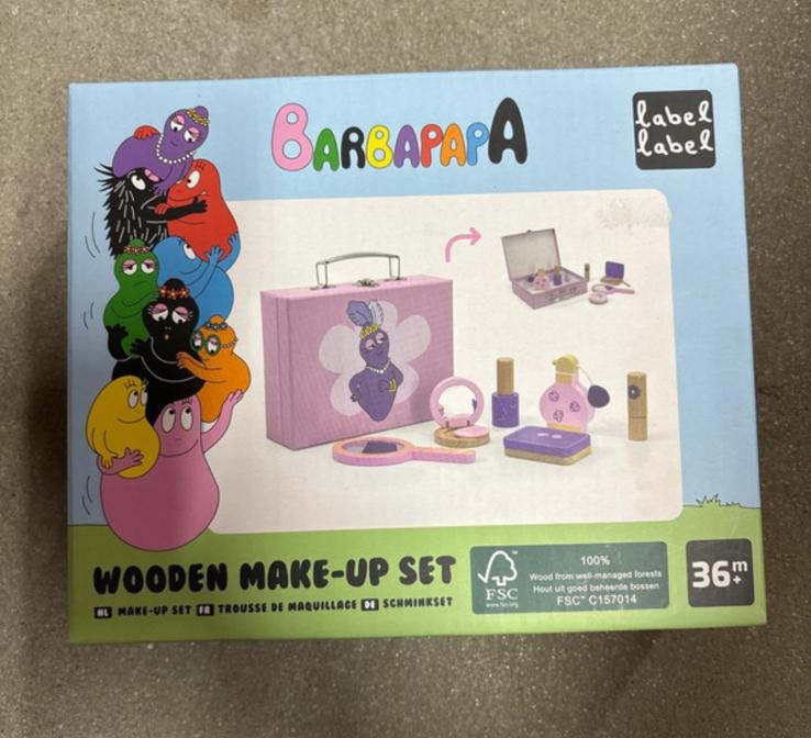 Houten make up set Barbapapa, Kinderen en Baby's, Speelgoed | Houten speelgoed, Ophalen of Verzenden, Nieuw