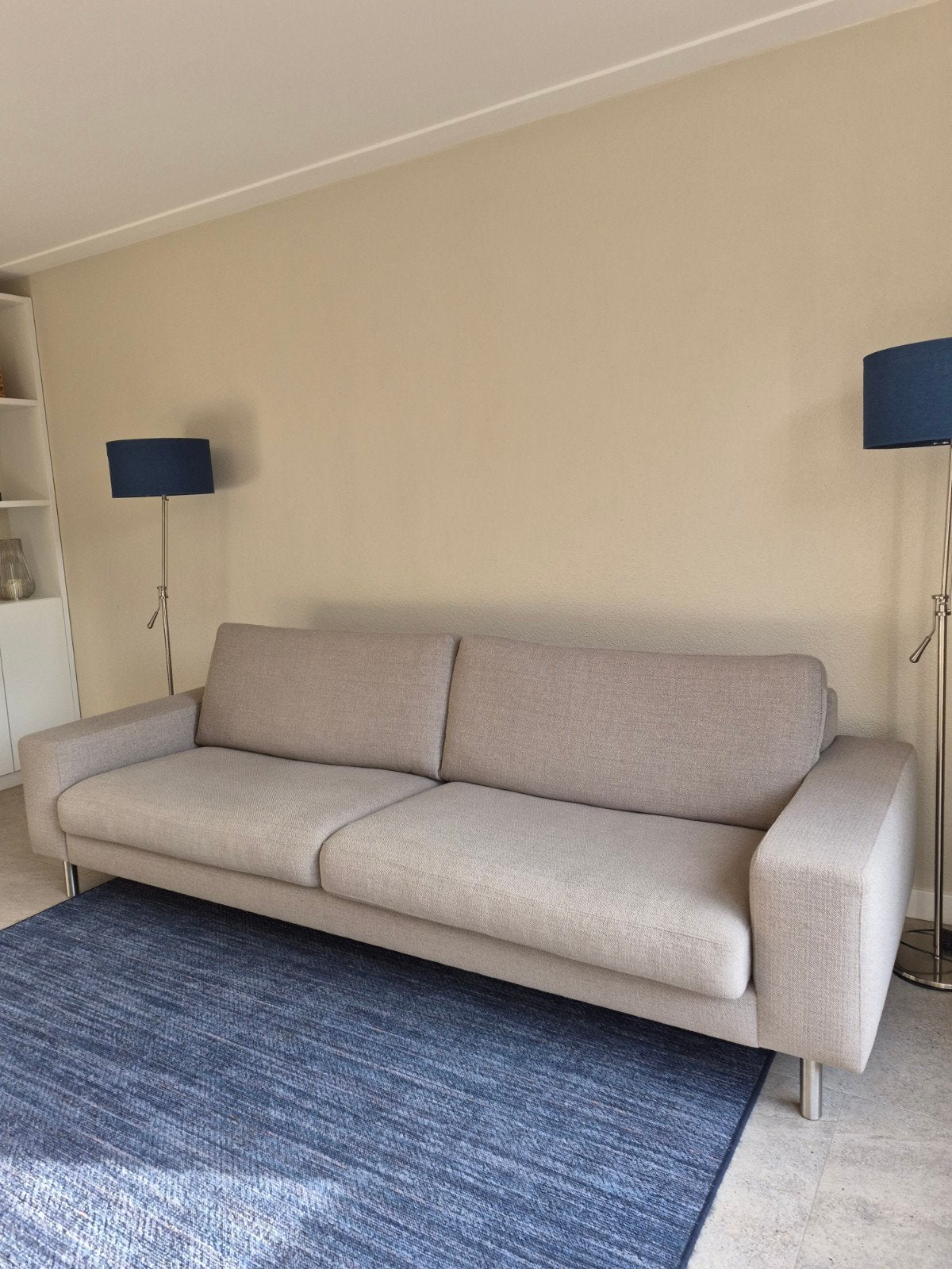 Machalke 3-4 zits bank - Zo goed als nieuw, beige, Ophalen, 250 tot 300 cm, 75 tot 100 cm, Zo goed als nieuw