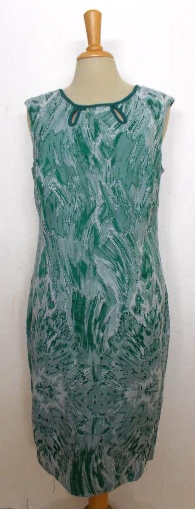 Aparte groene print jurk van Didi! M, Maat 38/40 (M), Verzenden, Zo goed als nieuw, Onder de knie