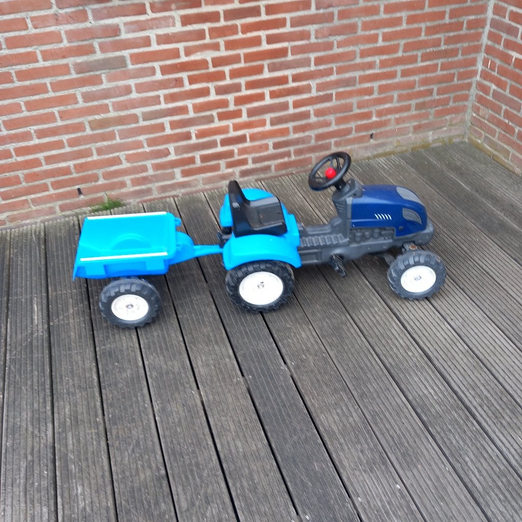 Traptrekker met aanhanger, Ophalen, Gebruikt, Trapvoertuig