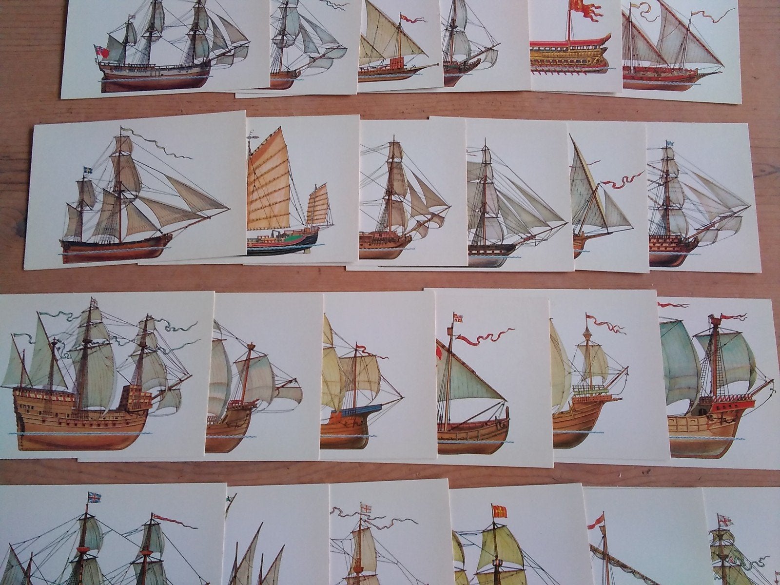 Mapje ansichtkaarten 'Geschiedenis van het schip' USSR, Verzenden