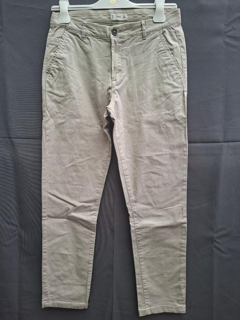 Mango MNG chino beige maat 164 nette staat, Broek, Anneonline, Steenbergen, Gebruikt
