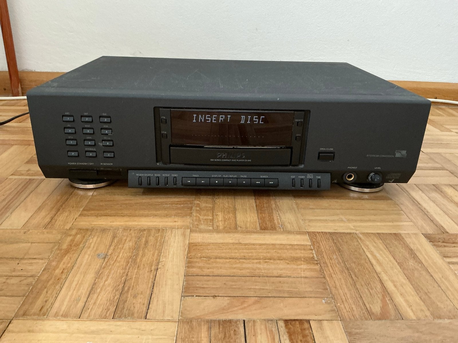 Philips CD-speler CD 940 - Klassieke Bitstream Conversie, Audio, Tv en Foto, Ophalen of Verzenden, Gebruikt, Philips