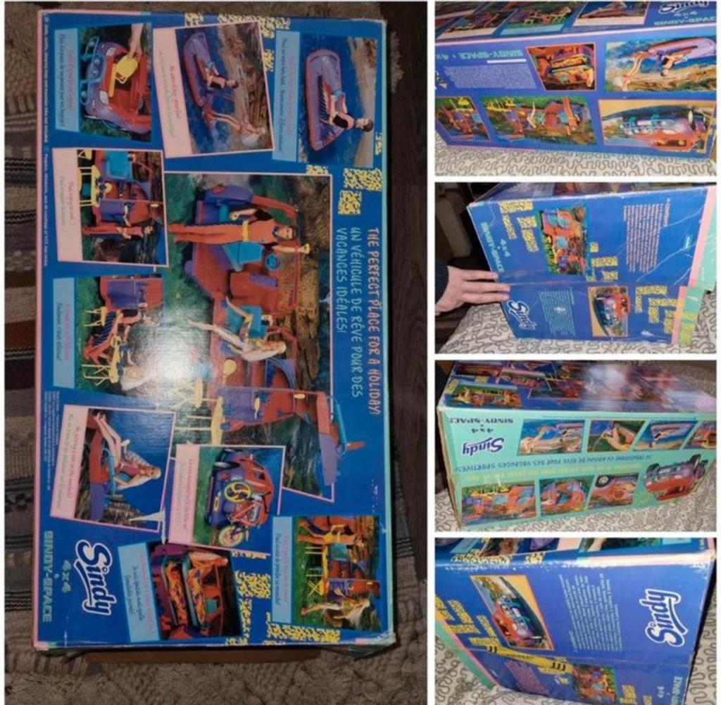 Sindy camper en Sindy magic dream boat, 2 vintage barbie etc, Ophalen, Gebruikt