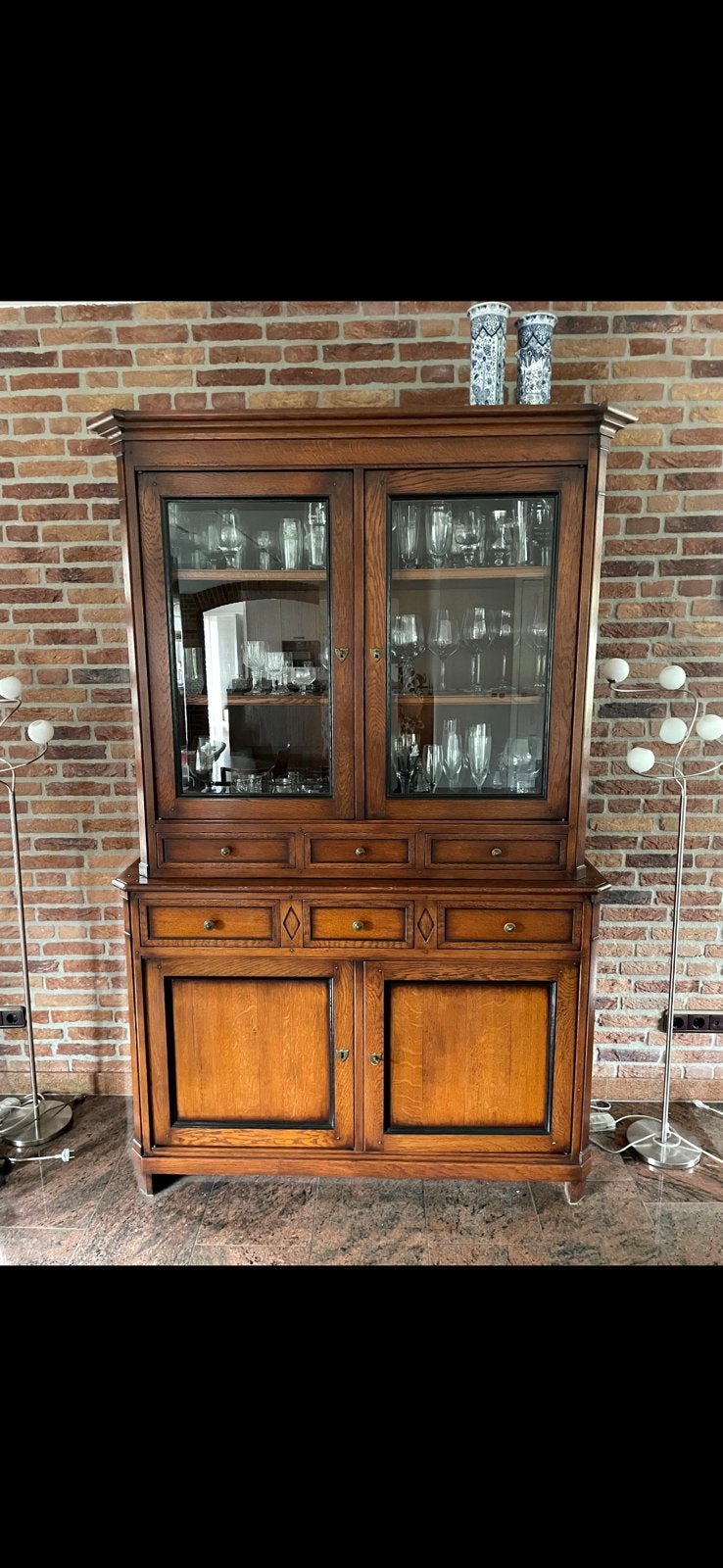 Schuitema kast, Ophalen, 200 cm of meer, Eikenhout, Zo goed als nieuw