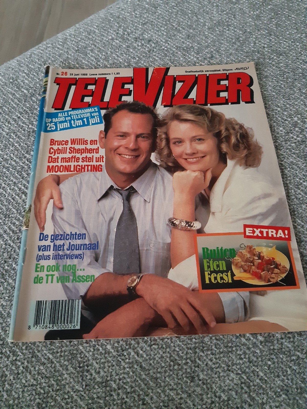 26.Televizier 1988. Bruce Willis. Cybill Shepherd Henny Huis, Verzenden, 1980 tot heden, Tijdschrift