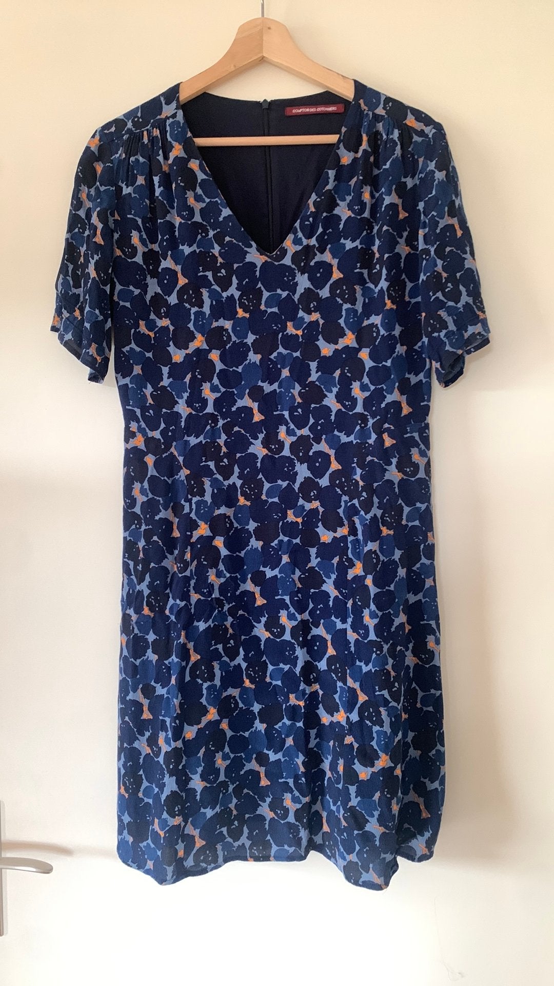 Jurk Comptoir des Cotonniers, maat 38, Maat 38/40 (M), Blauw, Ophalen of Verzenden, Knielengte