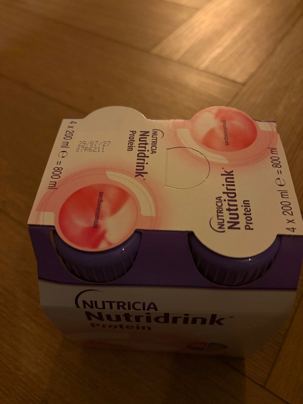 24x Nutricia/Nutridrink Protein Aardbei, Ophalen