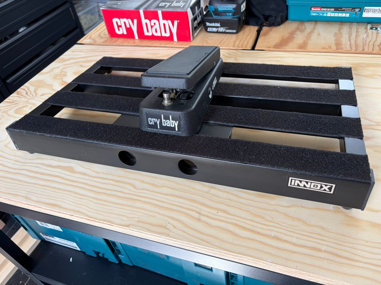 Cry Baby GCB95 op INNOX pedalboard, Ophalen, Gebruikt, Wah Wah