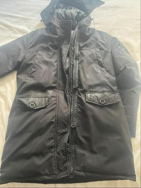 Zwarte Winterjas - Maat M, Kleding | Dames, Jassen | Winter, Ophalen of Verzenden, Gedragen, Maat 38/40 (M), Zwart