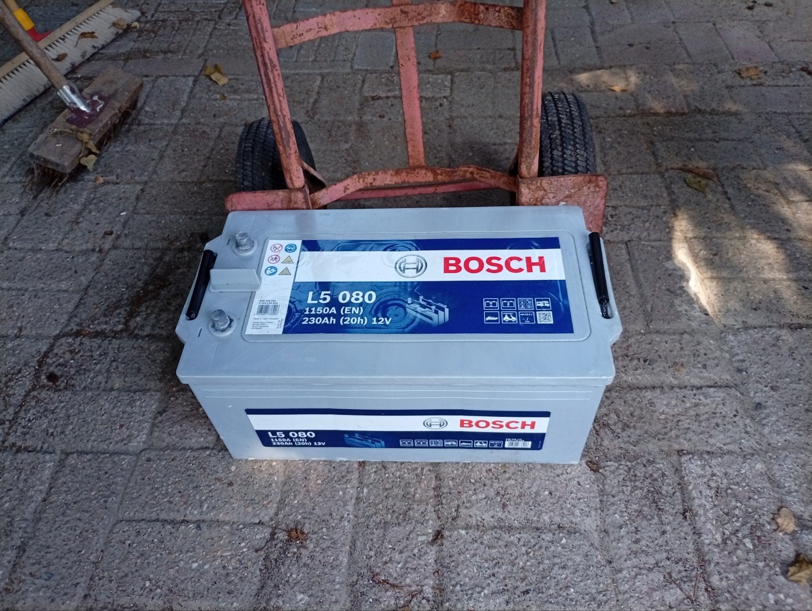 Bosch L5 080 Accu 230Ah 1150A start en Tractie accu, Gebruikt, Overige automerken