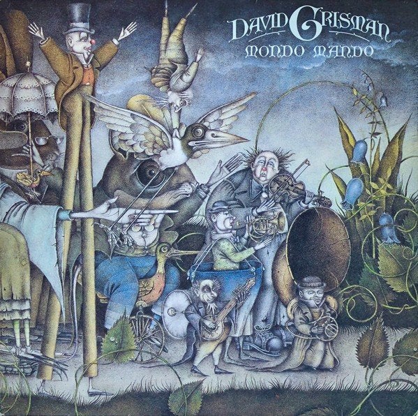 LP - David Grisman ‎– Mondo Mando, Cd's en Dvd's, Vinyl | Rock, LP, Gebruikt, Blues Rock, Ophalen of Verzenden