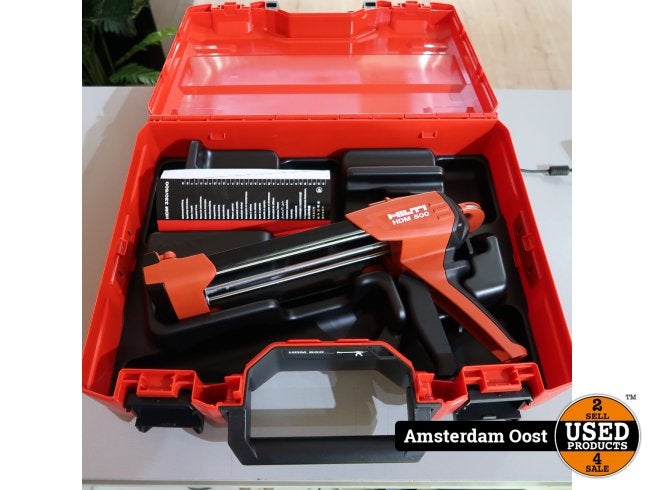 Hilti HDM 500 Handmatige Mortelspuit | Nieuw in Koffer, Doe-het-zelf en Verbouw, Gereedschap | Handgereedschap, Hilti, Nieuw, Support@hilti.com