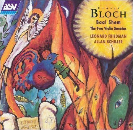 BLOCH Two violin sonatas CD FRIEDMAN SCHILLER ASV NIEUWSTAAT, Cd's en Dvd's, Cd's | Klassiek, Zo goed als nieuw, Kamermuziek, Modernisme tot heden