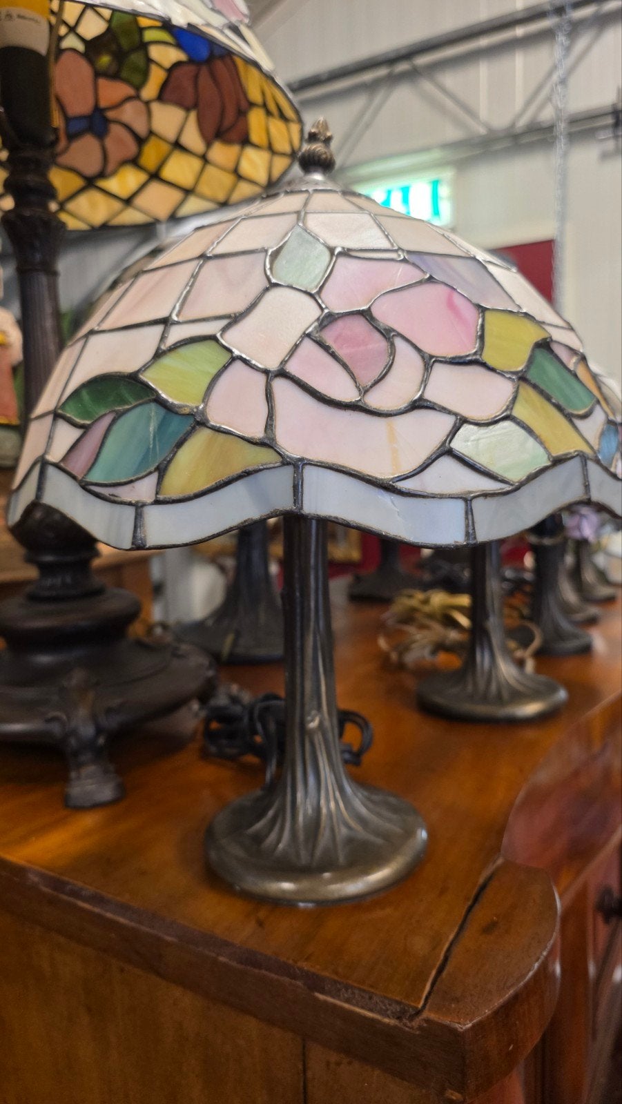 10 tiffany bronzen lampen, Ophalen