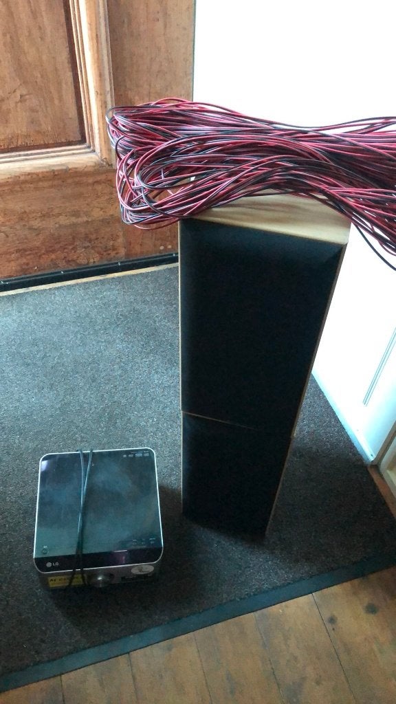 jamo boxen, Ophalen, Stereo speakers, Gebruikt, Inclusief kabels
