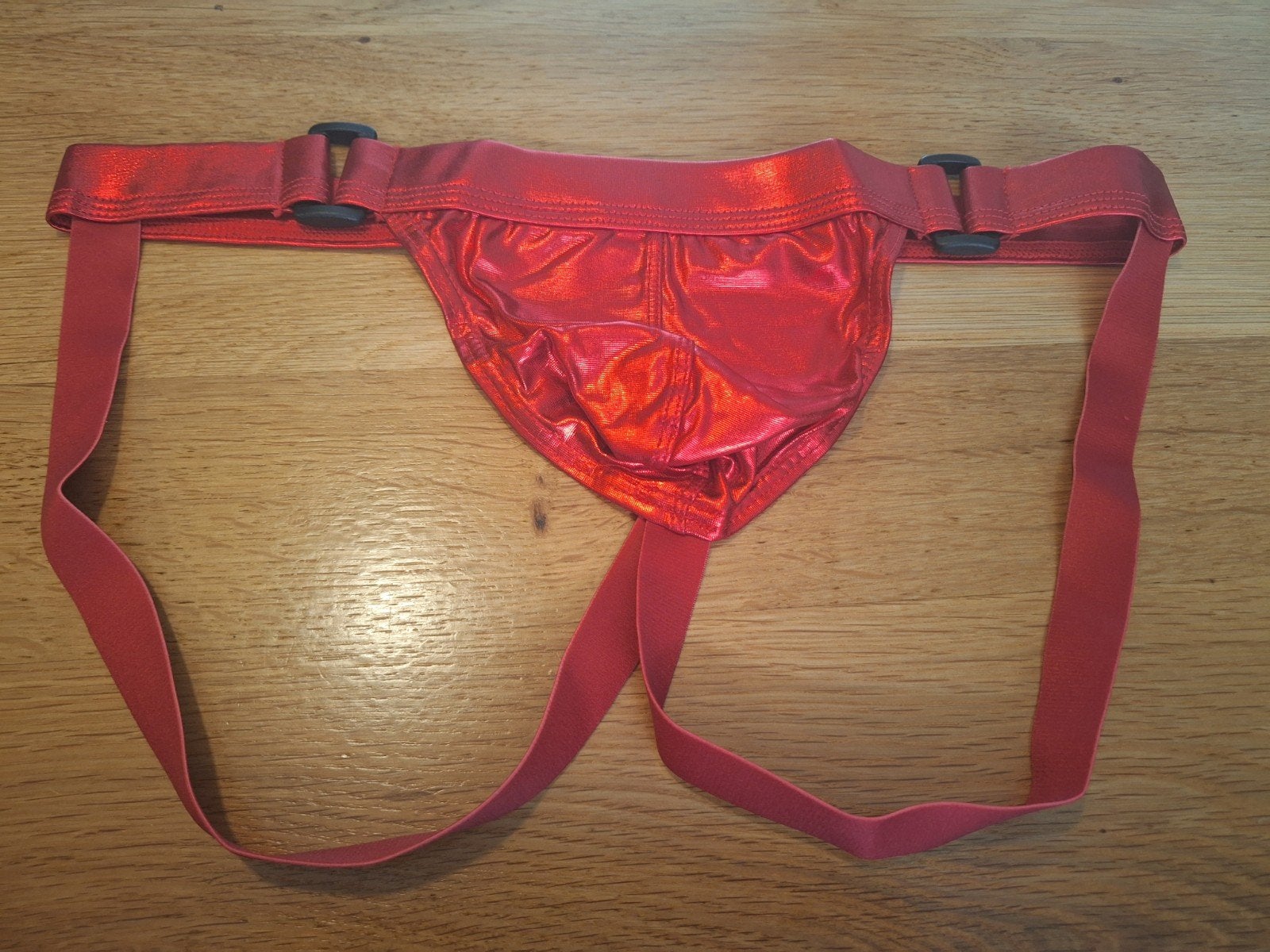 Rode Jockstrap Maat L, Kleding | Heren, Verzenden, Rood, Overige typen
