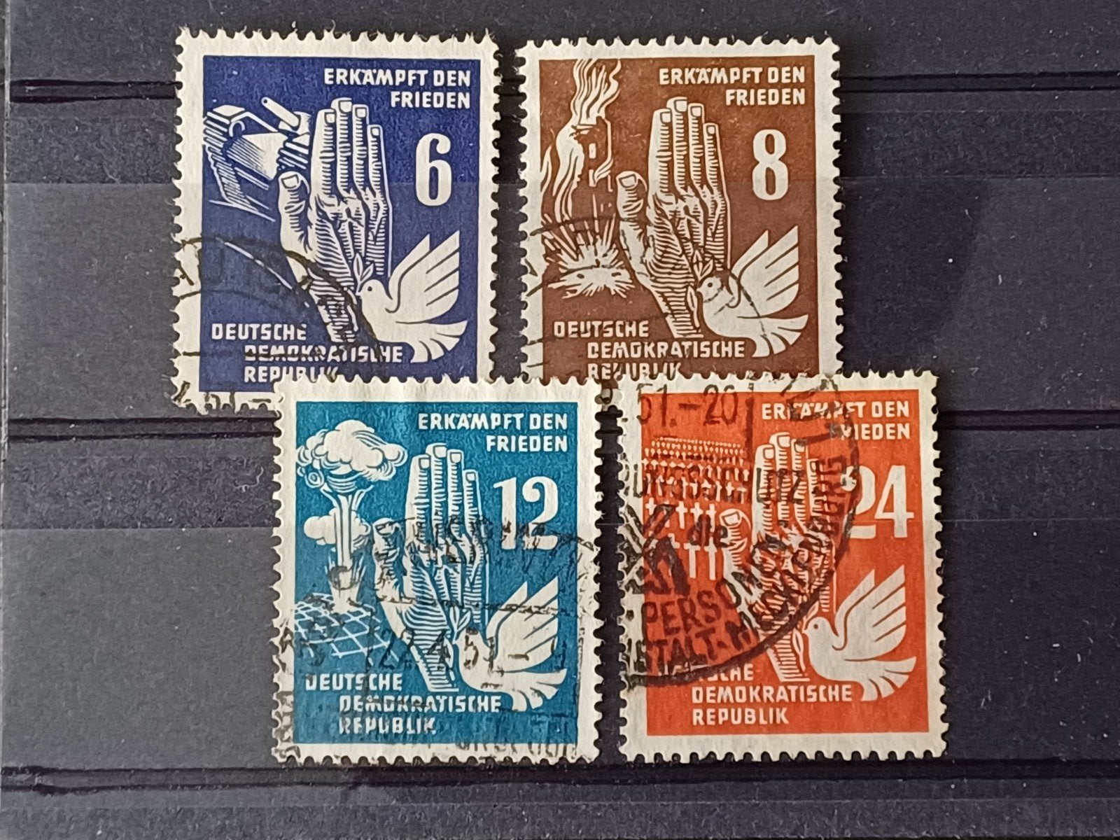 DDR 276-279 gestempeld, Ophalen of Verzenden, DDR, Gestempeld