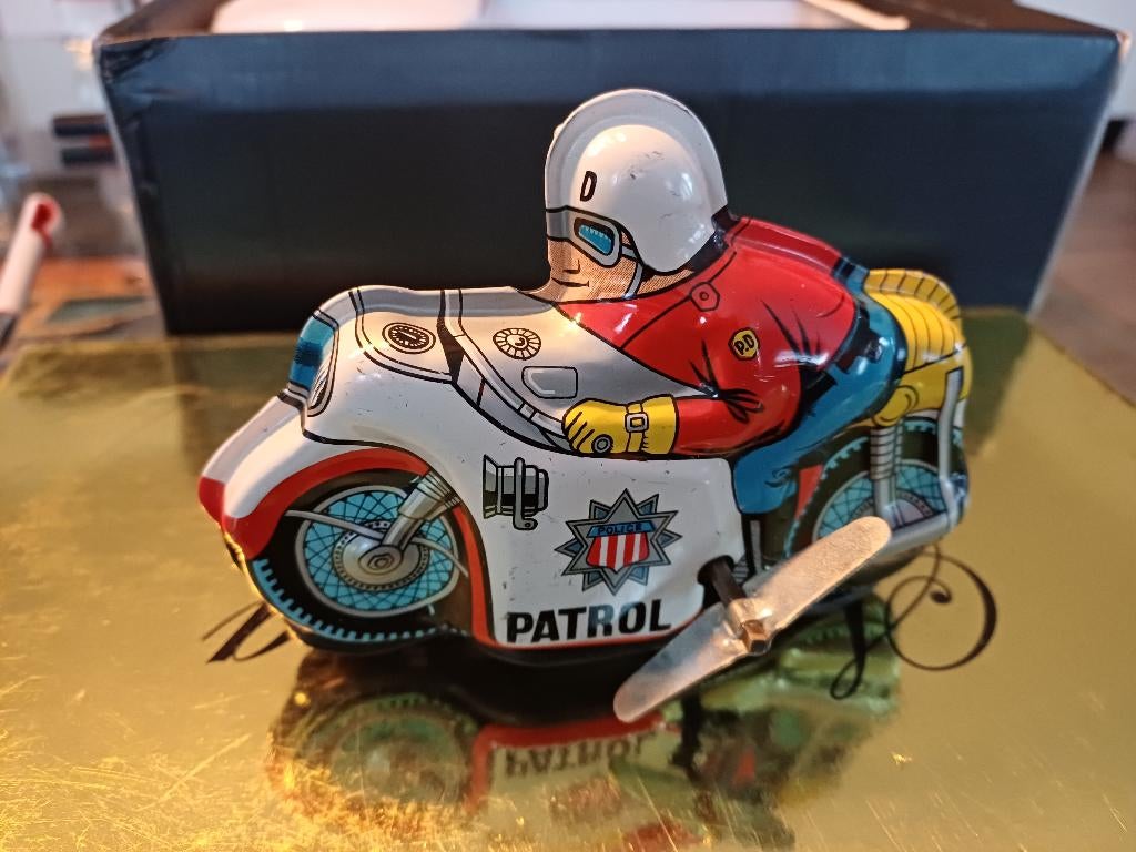 Blikken motor fiets, Ophalen of Verzenden, Zo goed als nieuw, Motor