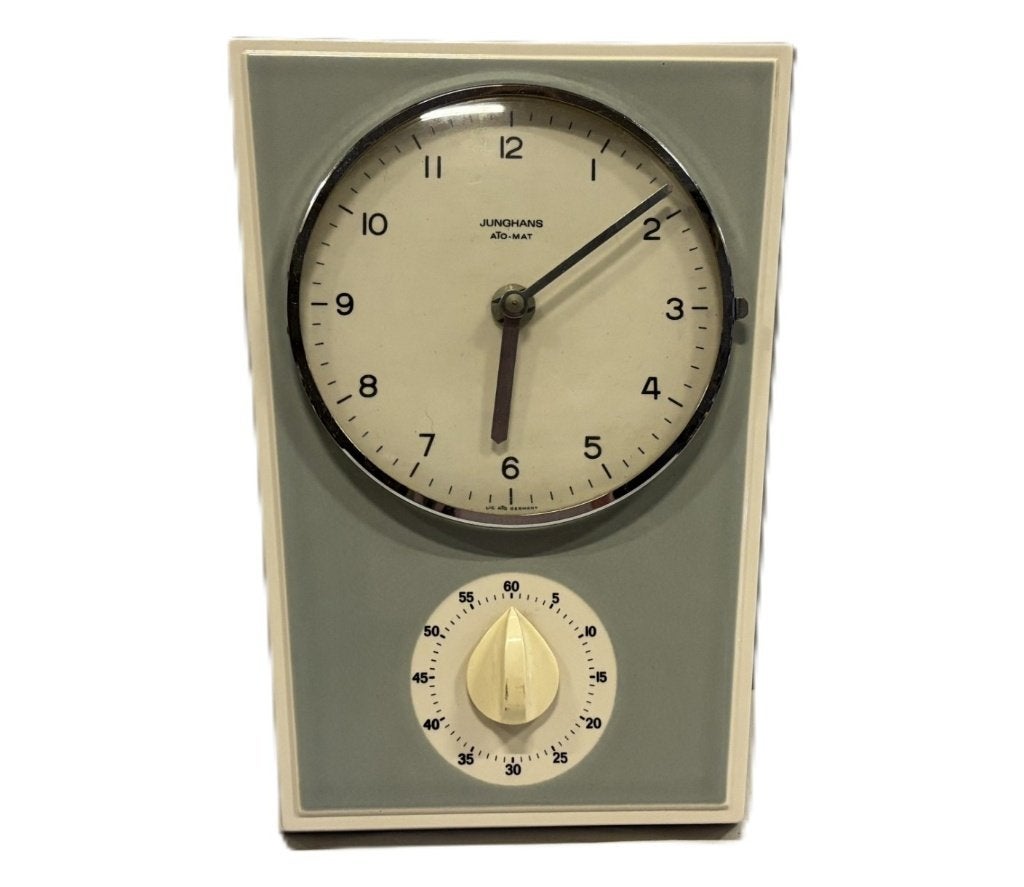 Vintage Junghans Ato-Mat keukenklok met kookwekker, Ophalen of Verzenden