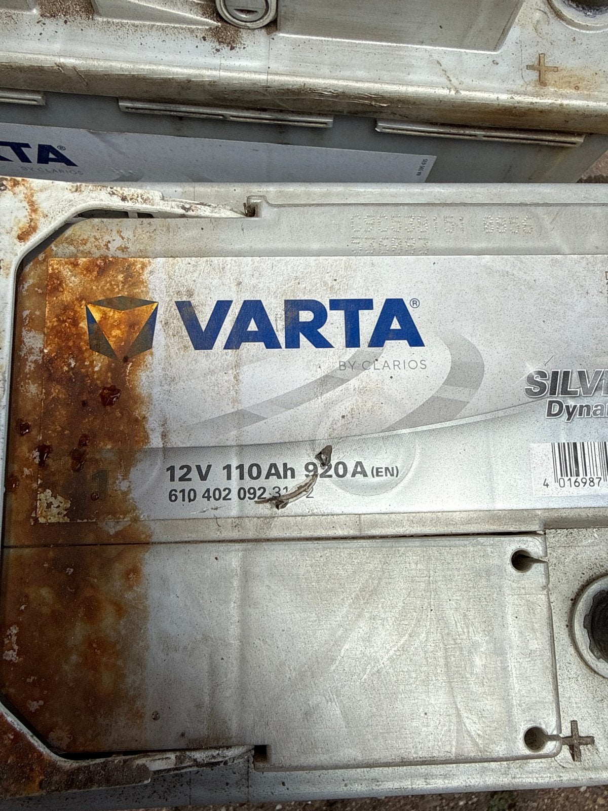 Varta Silver Dynamic 12V 110Ah 920A accu (2 stuks), Ophalen, Gebruikt, Overige automerken