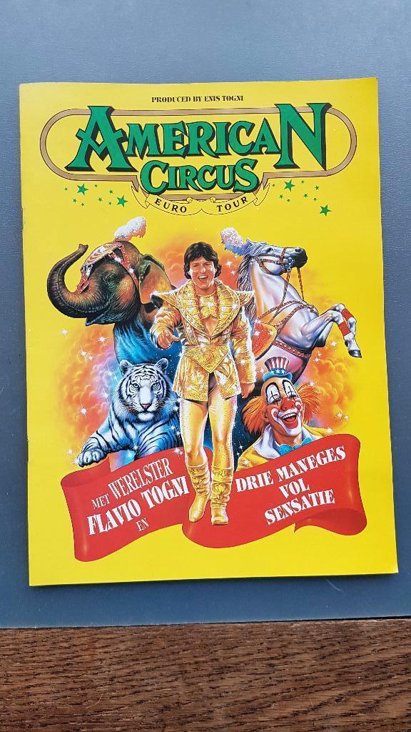 Circus/ programmaboek American Circus/ Holland tournee 1993., Verzamelen, Overige Verzamelen, Ophalen of Verzenden, Zo goed als nieuw