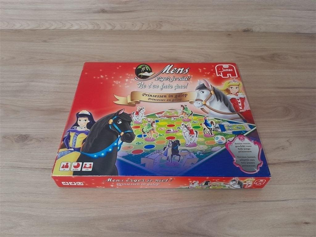 Mens erger je niet - disney prinsessen in galop - s4675, Verzenden, Zo goed als nieuw