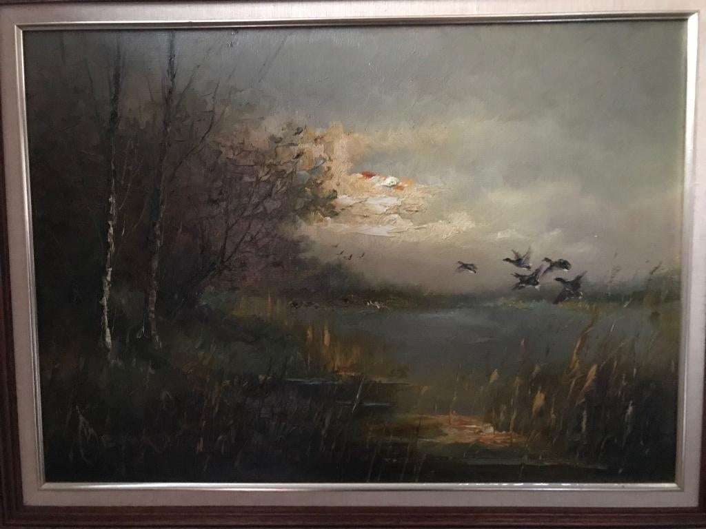 Schilderij Bevort, Antiek en Kunst, Ophalen