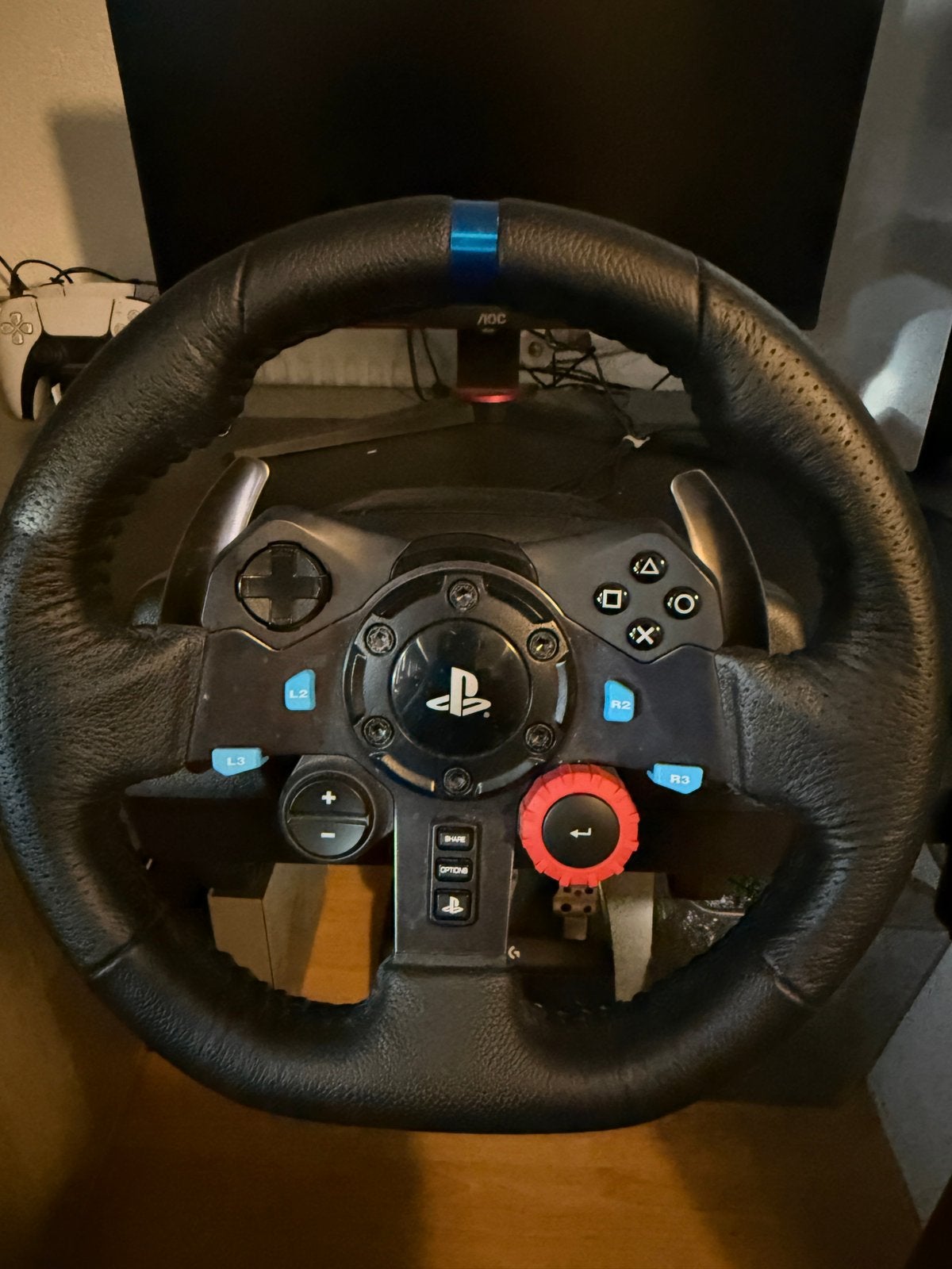 Logitech G29 racestuur + schakelpook + pedalen – nette staat, Spelcomputers en Games, Ophalen, Zo goed als nieuw