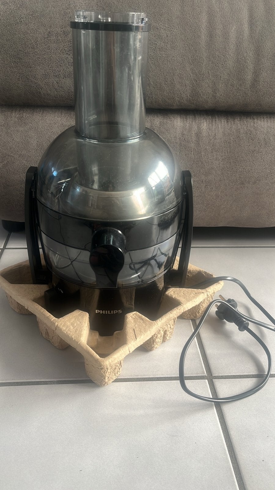 Philips Sapcentrifuge - Zo goed als nieuw, Verzenden, Zo goed als nieuw, Elektrisch, Sapcentrifuge