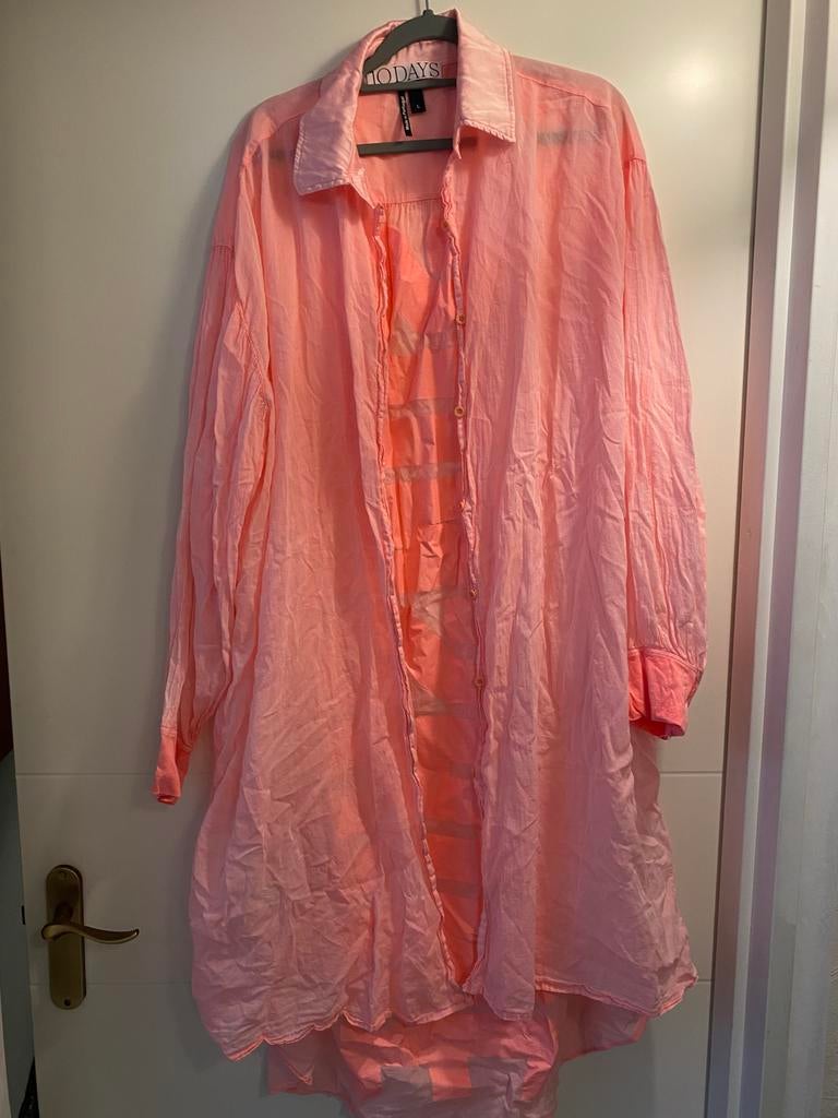 10 days lange blouse, Ophalen of Verzenden, Zo goed als nieuw, Maat 42/44 (L), Roze