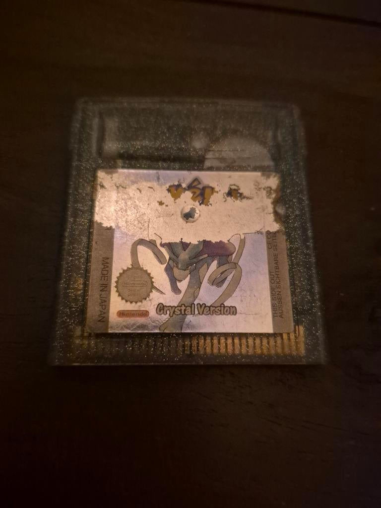 Originele Pokemon Crystal Cartridge - Game Boy Color, Gebruikt, 1 speler, Ophalen of Verzenden, Role Playing Game (Rpg)