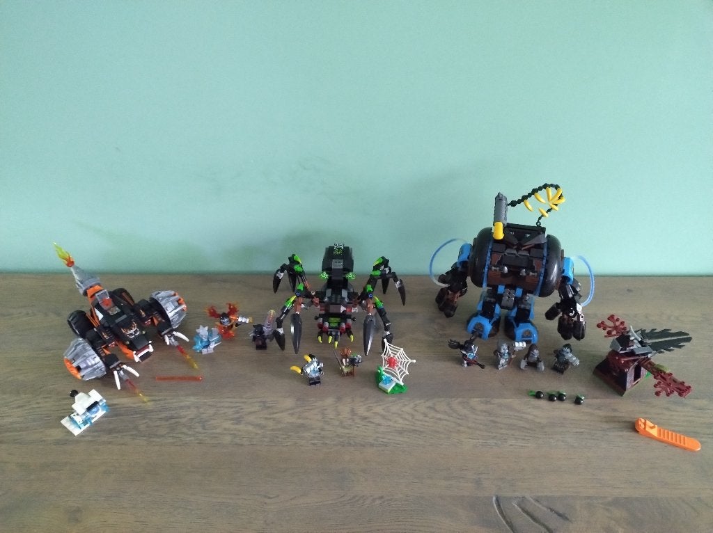 Lego Chima sets 70008 70130 70222, Compleet, Lego, Ophalen of Verzenden, Zo goed als nieuw