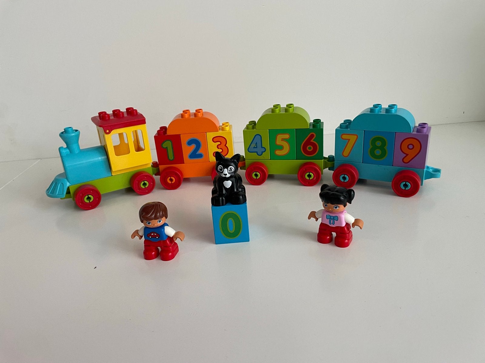 Lego Duplo 10847 Nummertrein, Overige thema's, Ophalen of Verzenden, Zo goed als nieuw, Compleet
