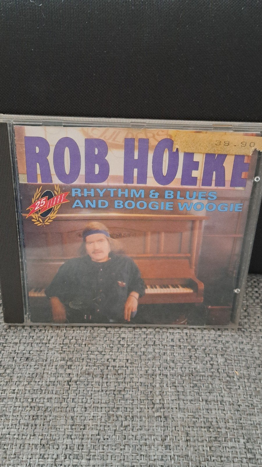Cd. ROB HOEKE  25 jaar  rhythm&blues en boogie woogie, Ophalen of Verzenden, Zo goed als nieuw