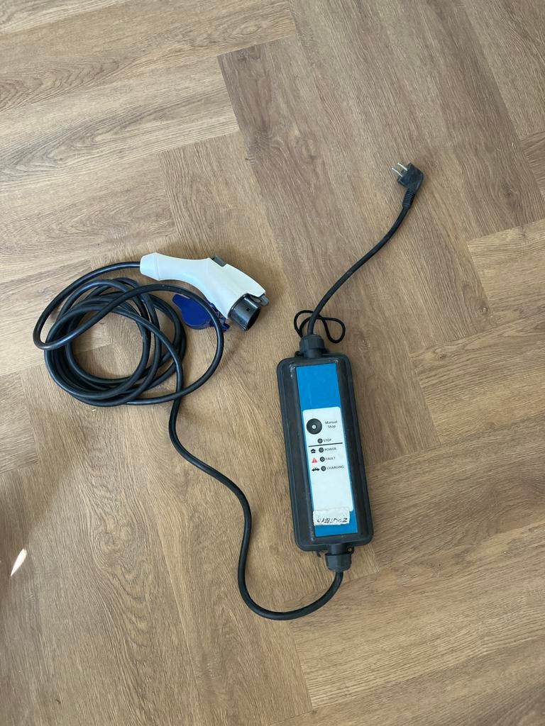 Draagbare EV Laadkabel (draadbreuk) met Schuko Stekker, Ophalen of Verzenden, Gebruikt, Laadkabel