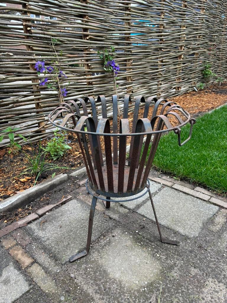 Gratis vuurkorf, Tuin en Terras, Ophalen of Verzenden, Zo goed als nieuw